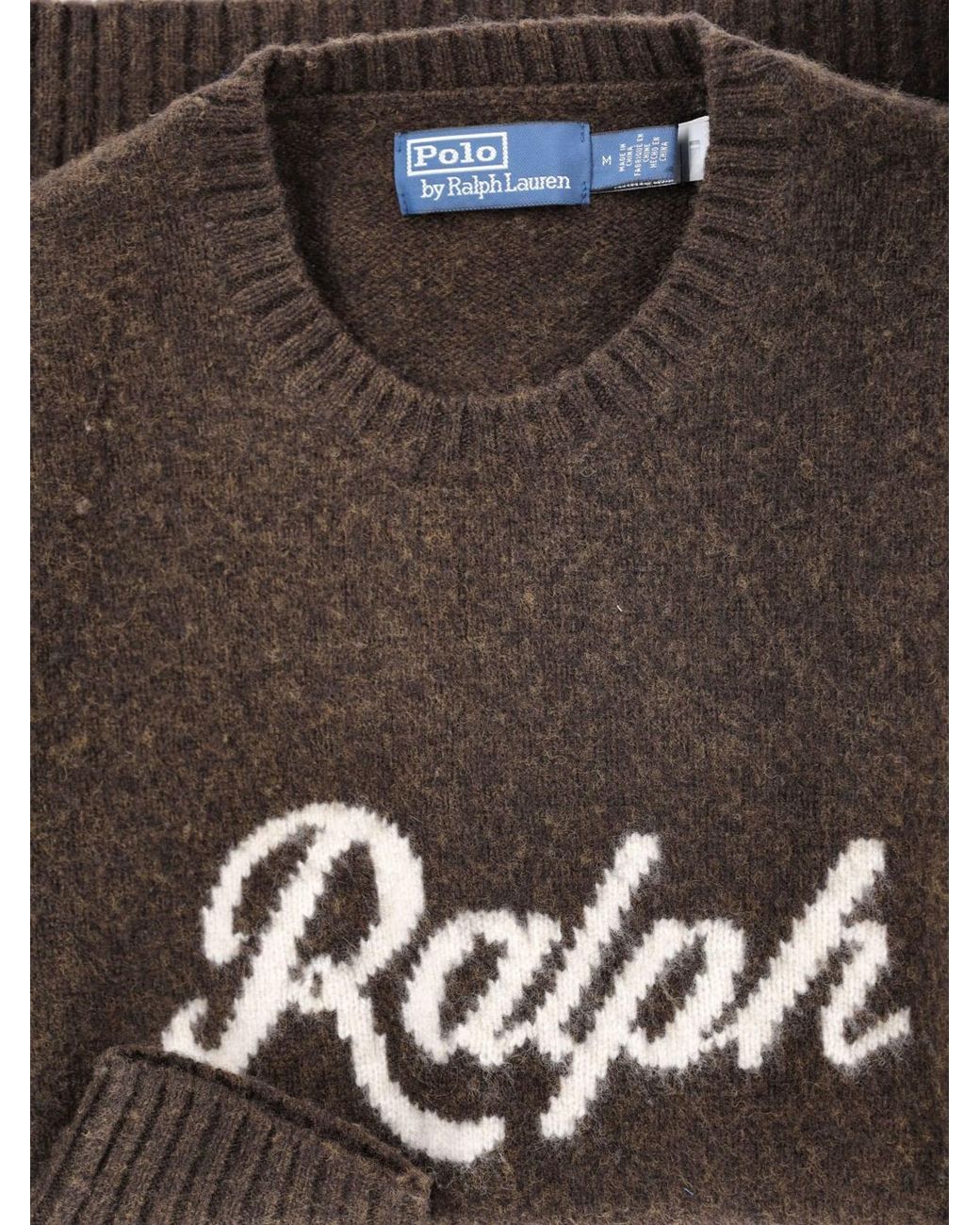 Polo Ralph Lauren Gray Graphic Crewneck Sweater for men