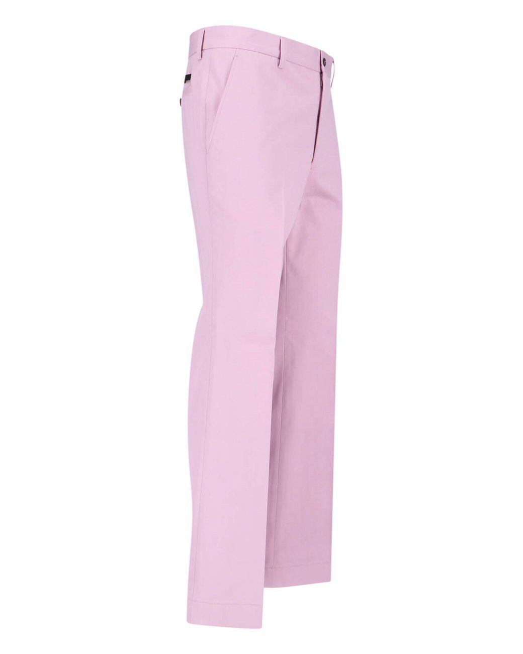 Prada Pink Cotton Pants for men