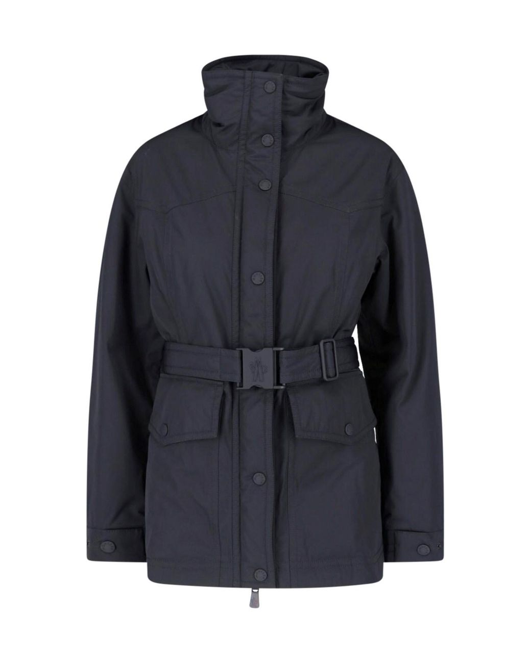 Moncler Blue Padded Button Jacket