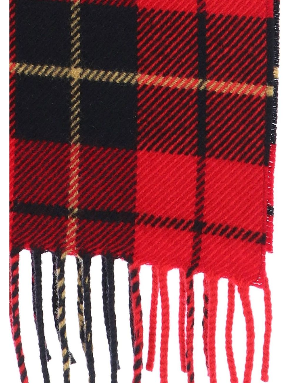 Destin Red Check Pattern Scarf for men