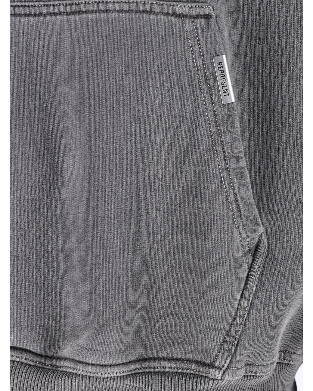 Represent Gray Hoodie Logo for men