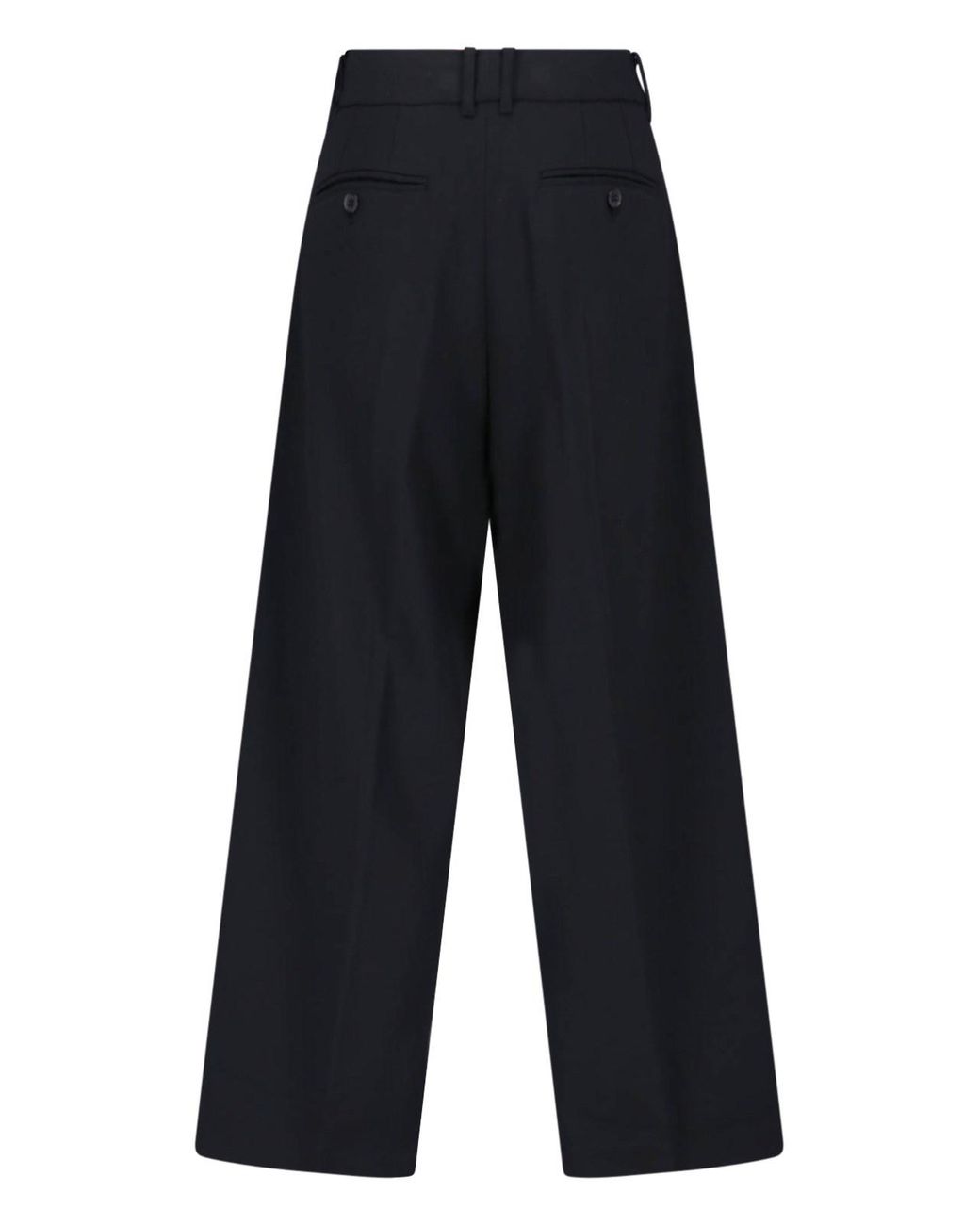 DUNST Blue Straight Tailored Trousers for men