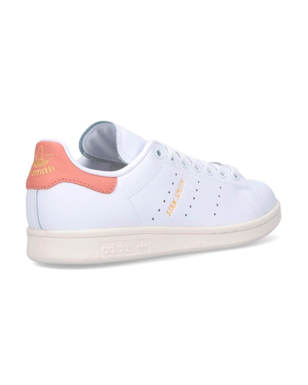 Adidas White Sneakers Pelle