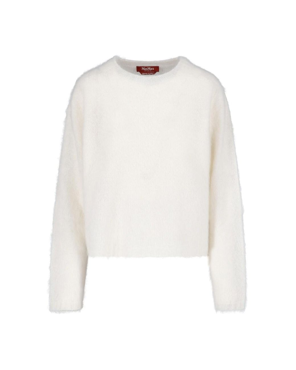 Max Mara White Sweater “Aceto”