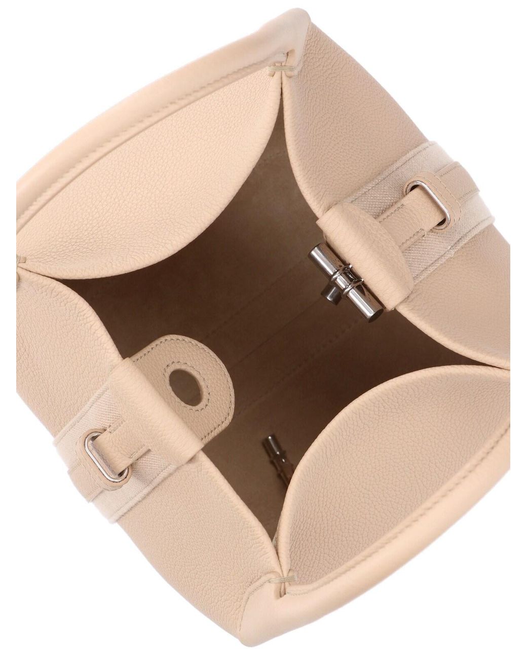 Loro Piana Natural Small Bucket Bag "Bale"