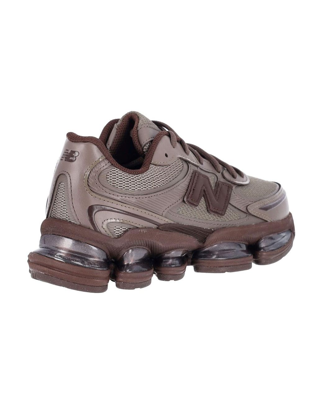 New Balance Brown Chunky Mesh Sneaker