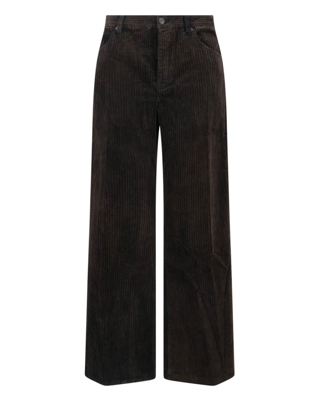 FRAME Black Tailored Trousers With Mid-Rise Waist