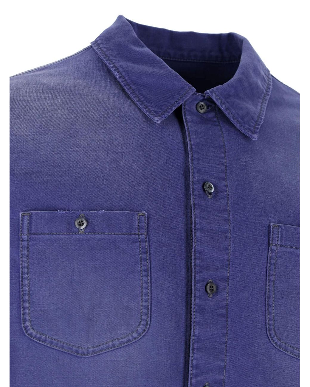 Prada Blue Denim Shirt for men