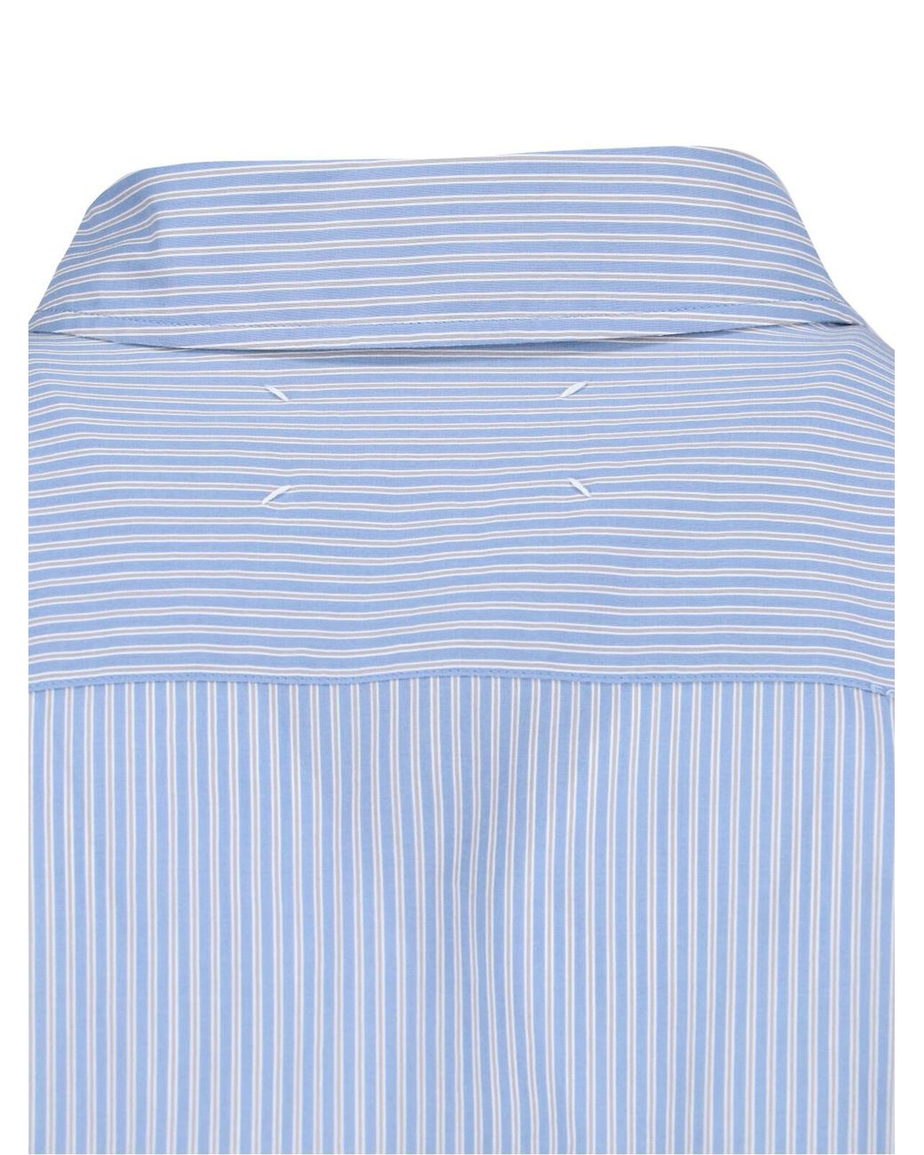 Camicia A Righe di Maison Margiela in Blue
