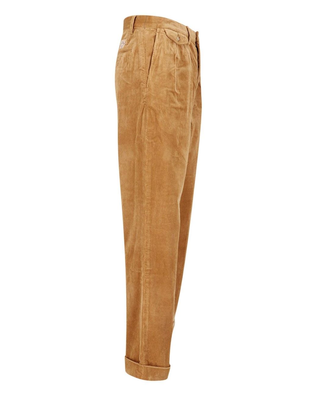 Polo Ralph Lauren Natural Corduroy Pleated Trousers for men
