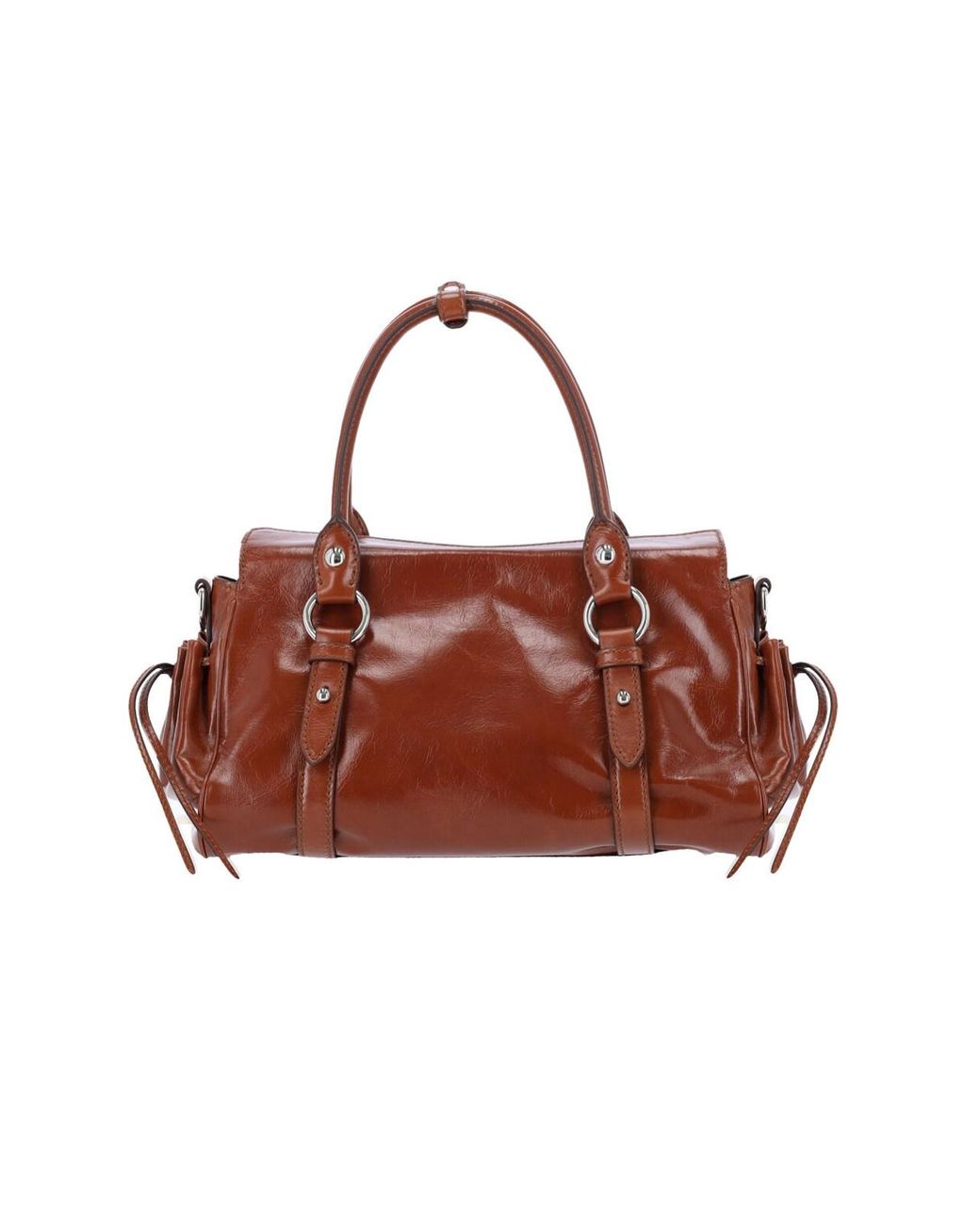 Miu Miu Brown Leather Handbag
