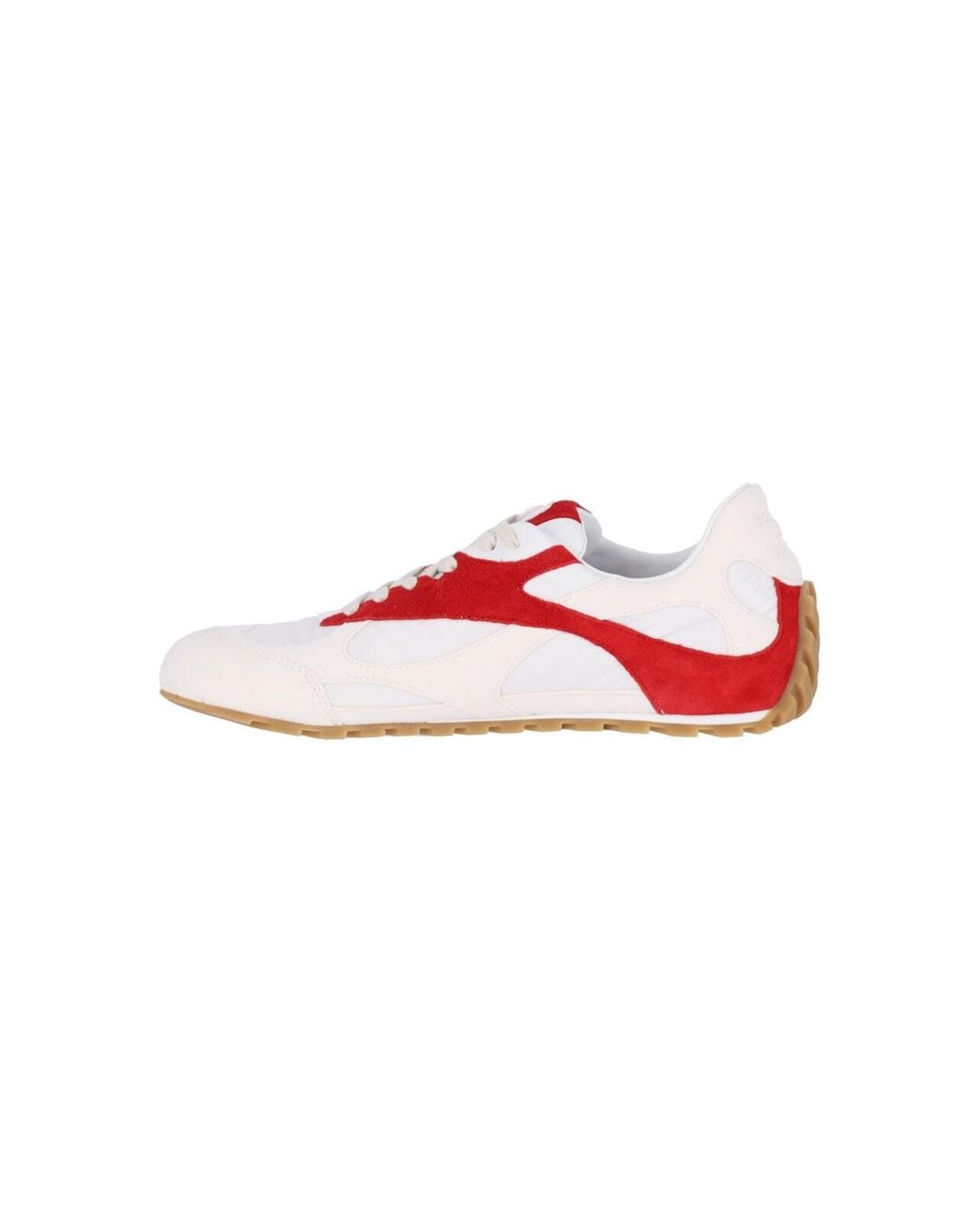 Bottega Veneta Red Orbit Flash Sneaker Soft Suede Nylon Nappa for men