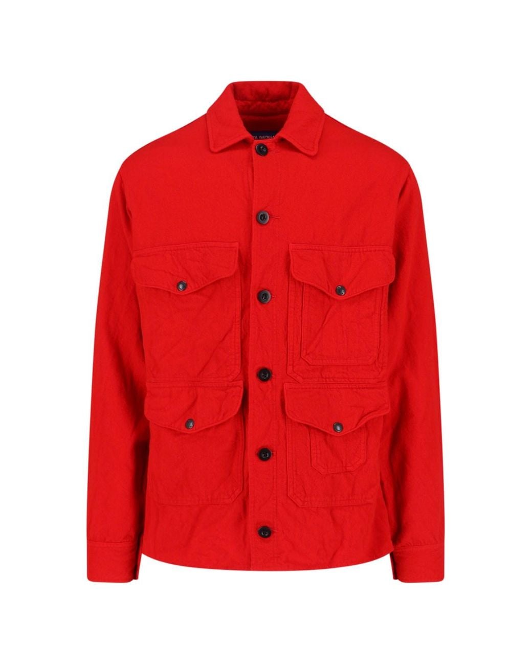 Junya Watanabe Red Wool Blend X Filson Deck Jacket for men