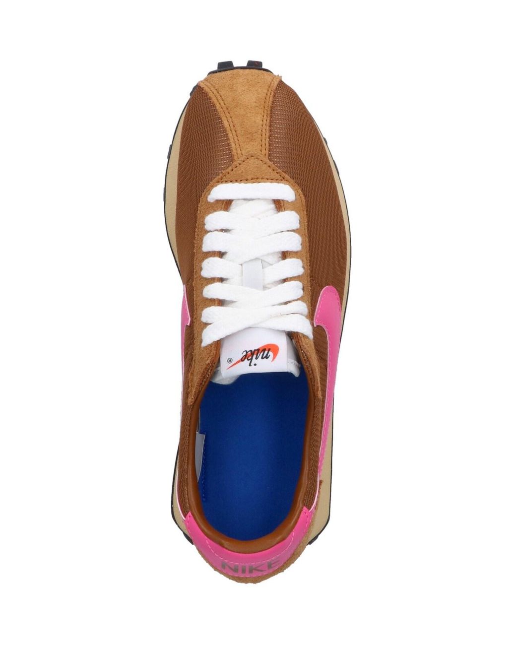 Nike Pink Leather Sneakers for men