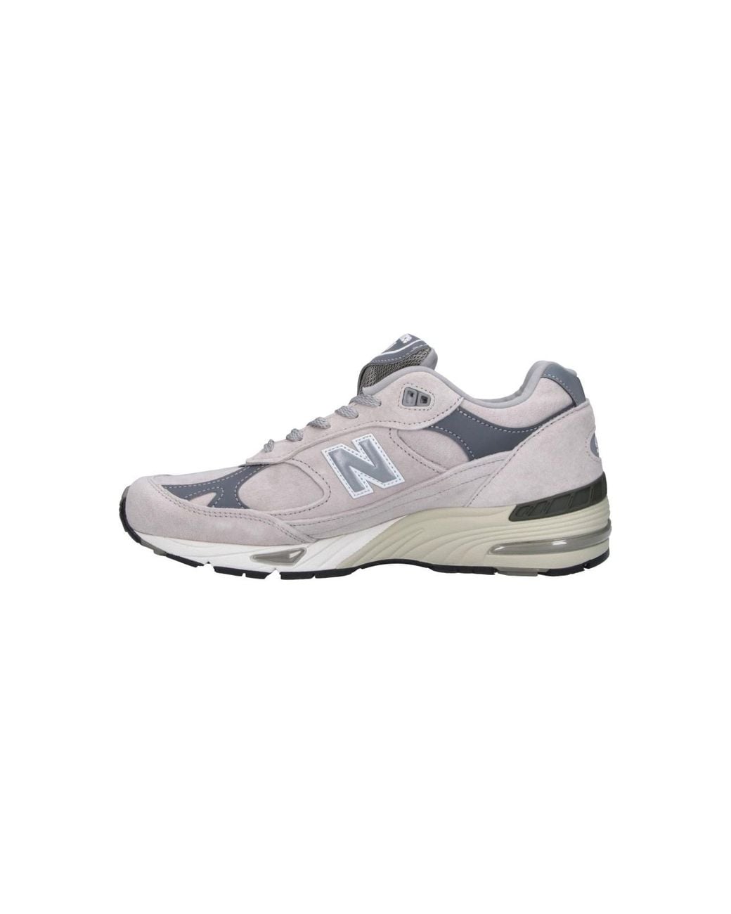 New Balance Gray 991 Suede Running Sneakers
