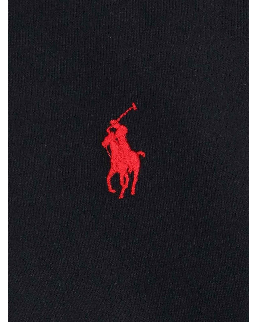 Polo Ralph Lauren Blue Logo Hoodie for men