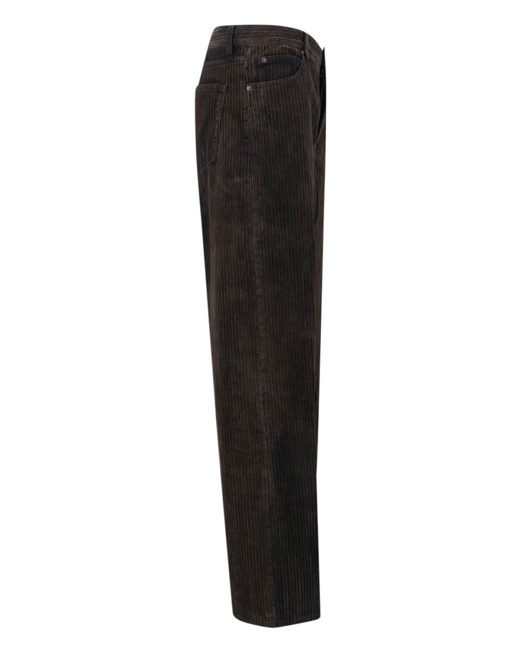 FRAME Black Tailored Trousers With Mid-Rise Waist