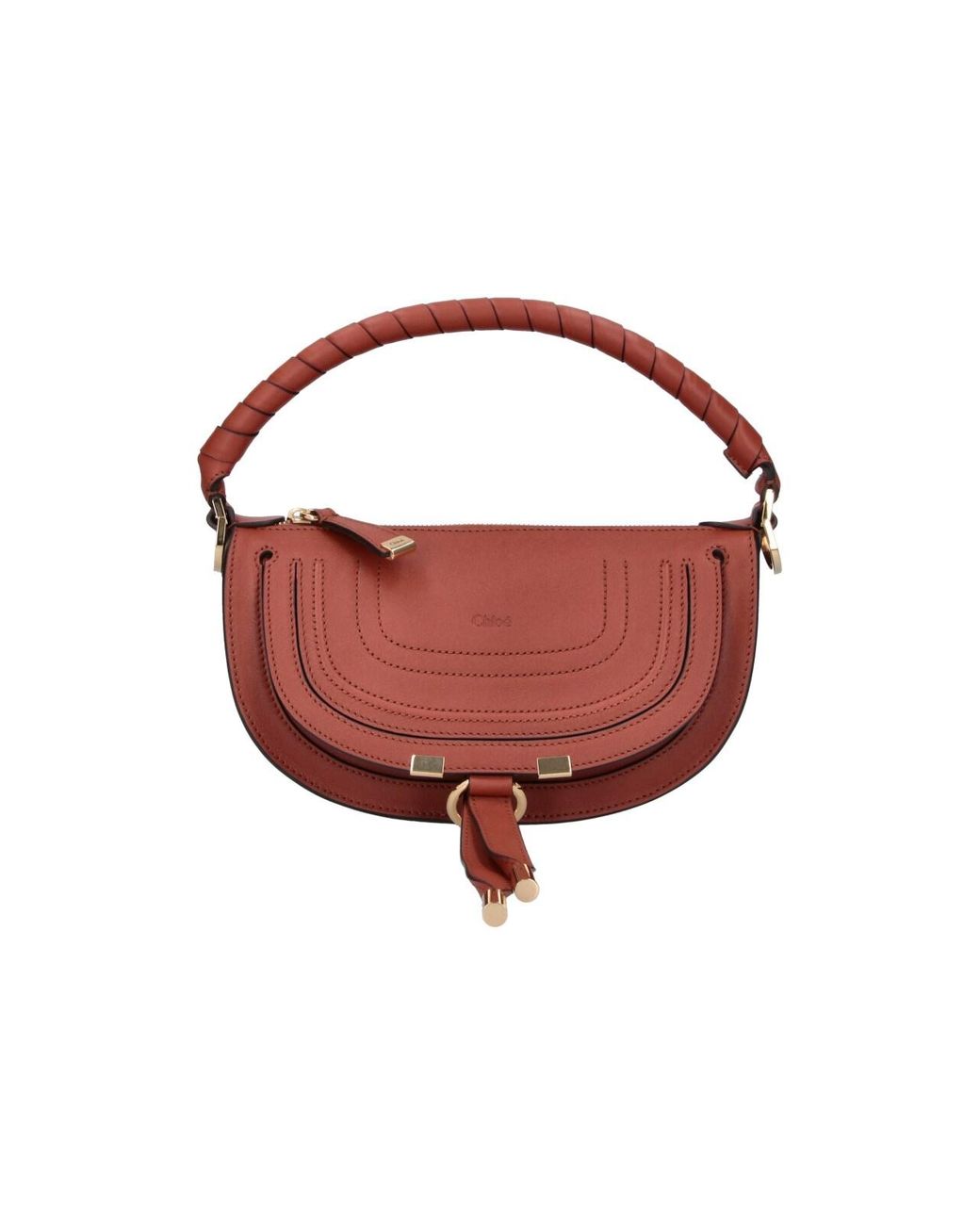 Chloé Red Luxury Mini Leather Shoulder Bag