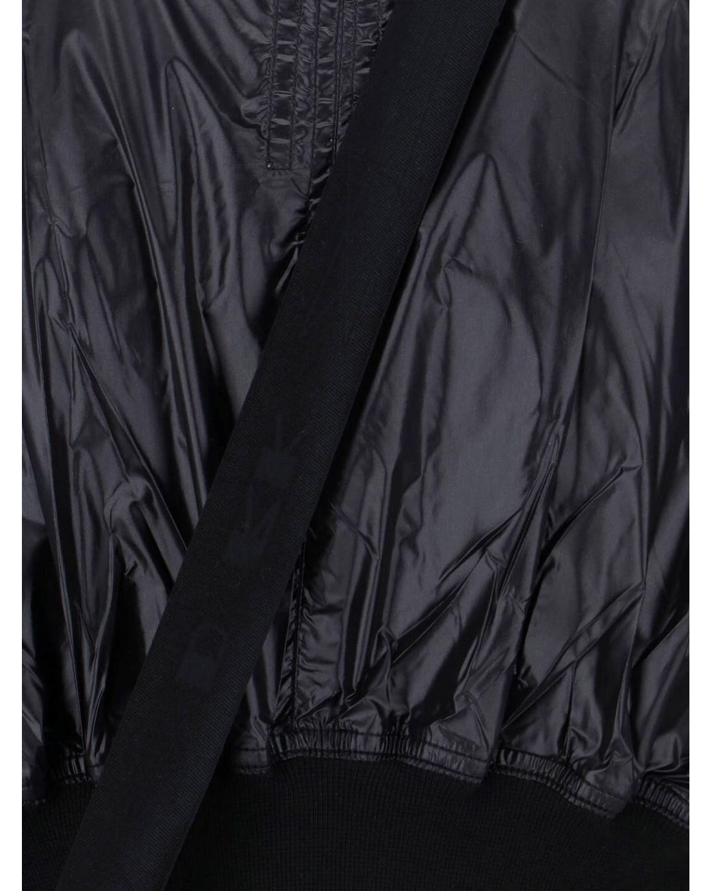 Rick Owens Black Bomber Jacket "Babel Tatlin"