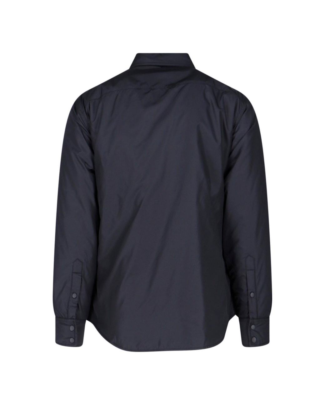 Aspesi Blue Nylon Overshirt Jacket for men