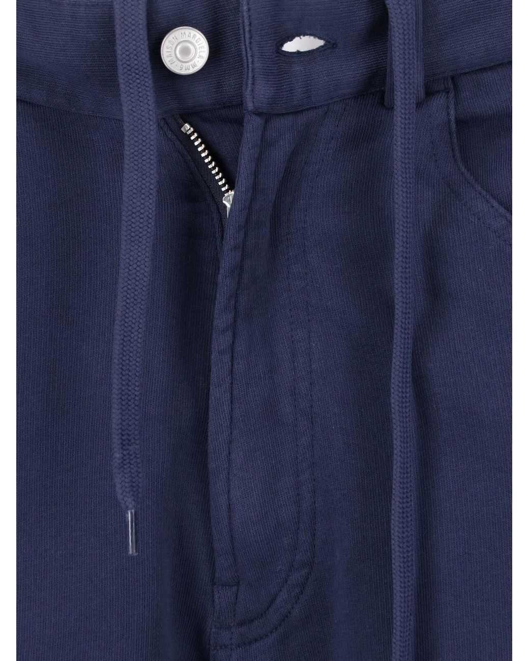 MM6 by Maison Margiela Blue Sweatpants Wide