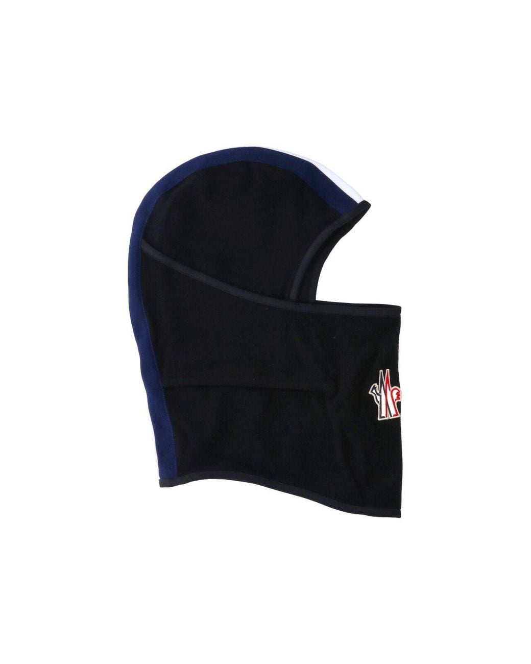 Moncler Blue Fleece Logo Balaclava for men