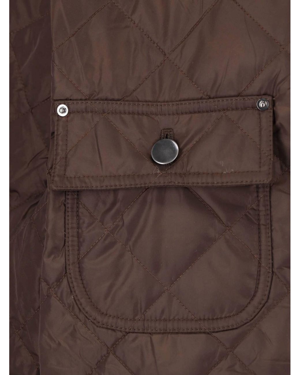 Prada Brown Quilted Button Jacket