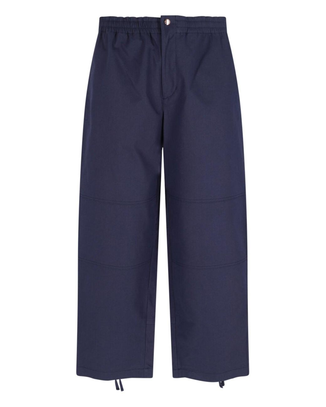 Moncler Genius Blue X Gilga Farm By Donald Glover Logo Wide Trousers for men