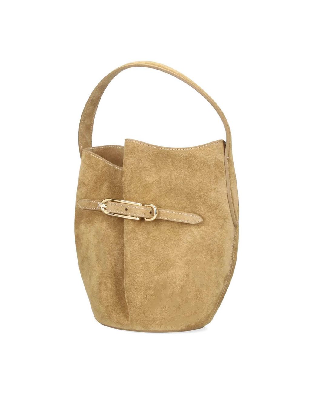 Borsa Secchiello "Belted" di Liffner in White