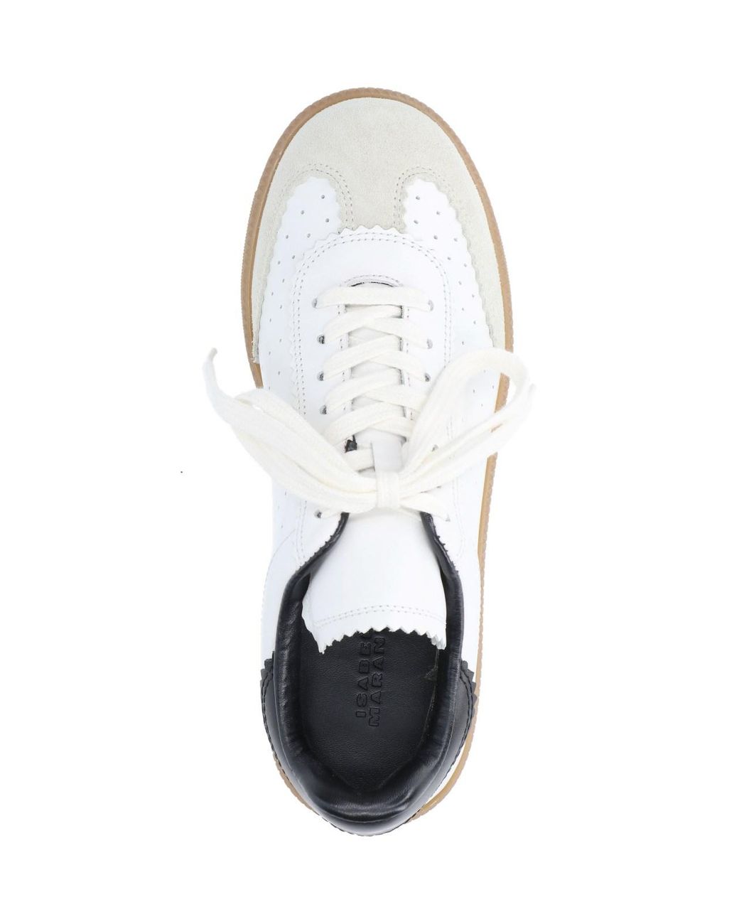 Isabel Marant White Bryce Low-Top Sneakers