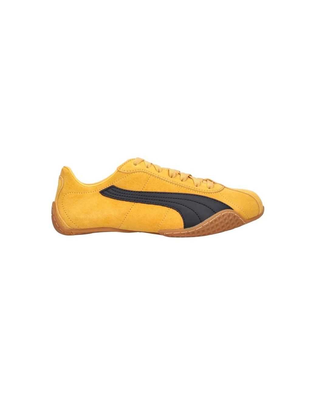 PUMA Yellow Suede Low-Top Sneakers