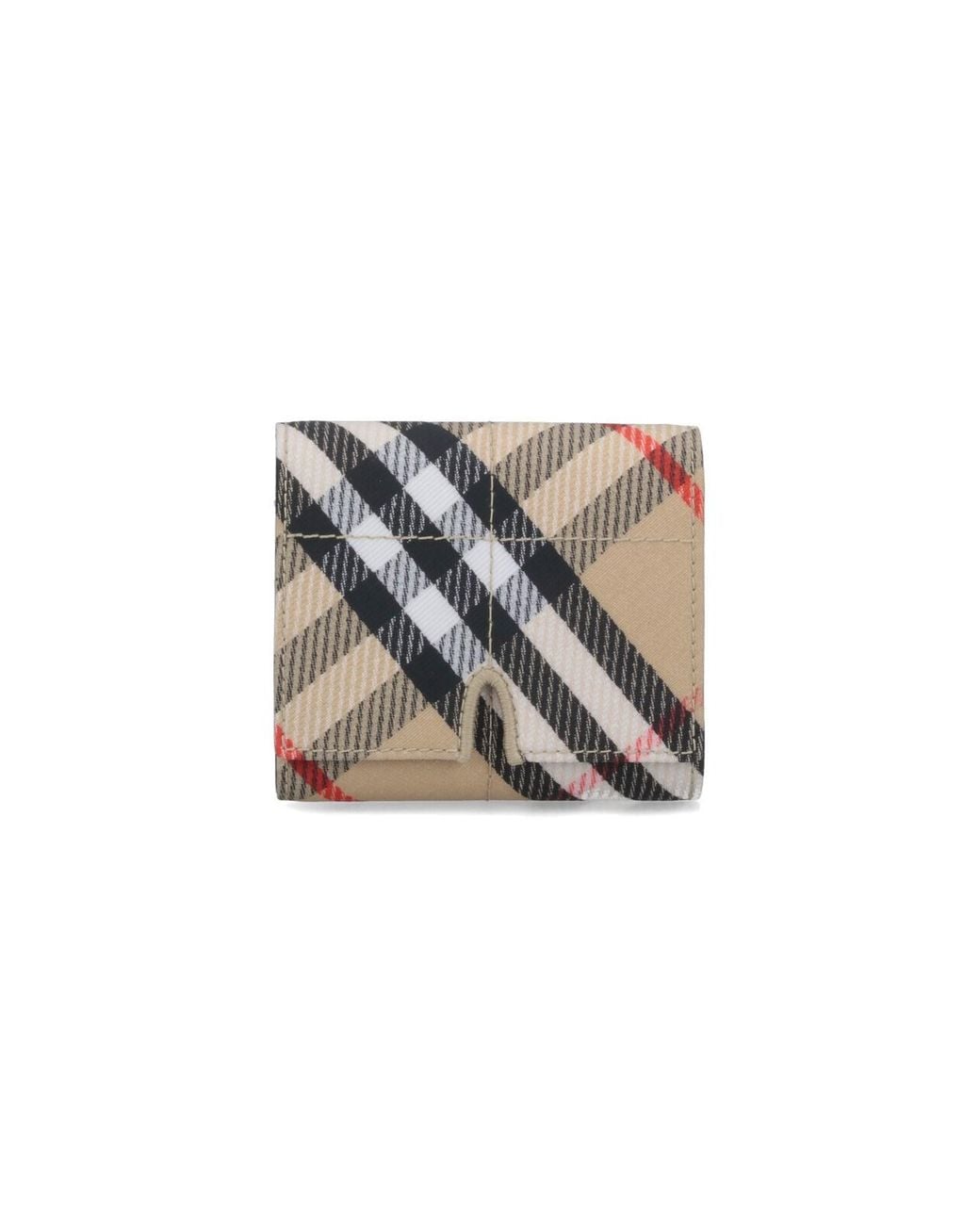 Burberry White Wallets Polyester