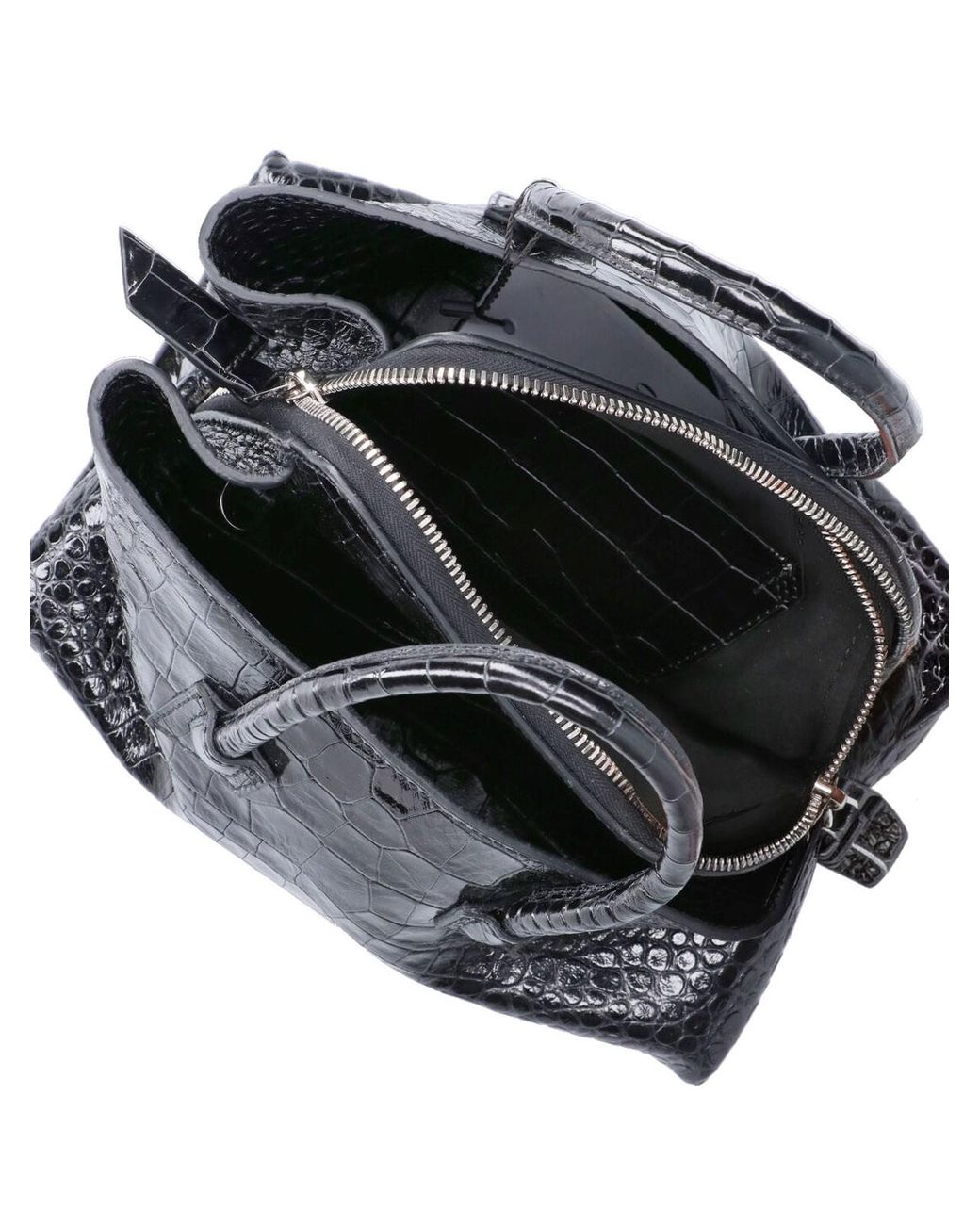 The Attico Black Mini Bag "La Passeggiata"