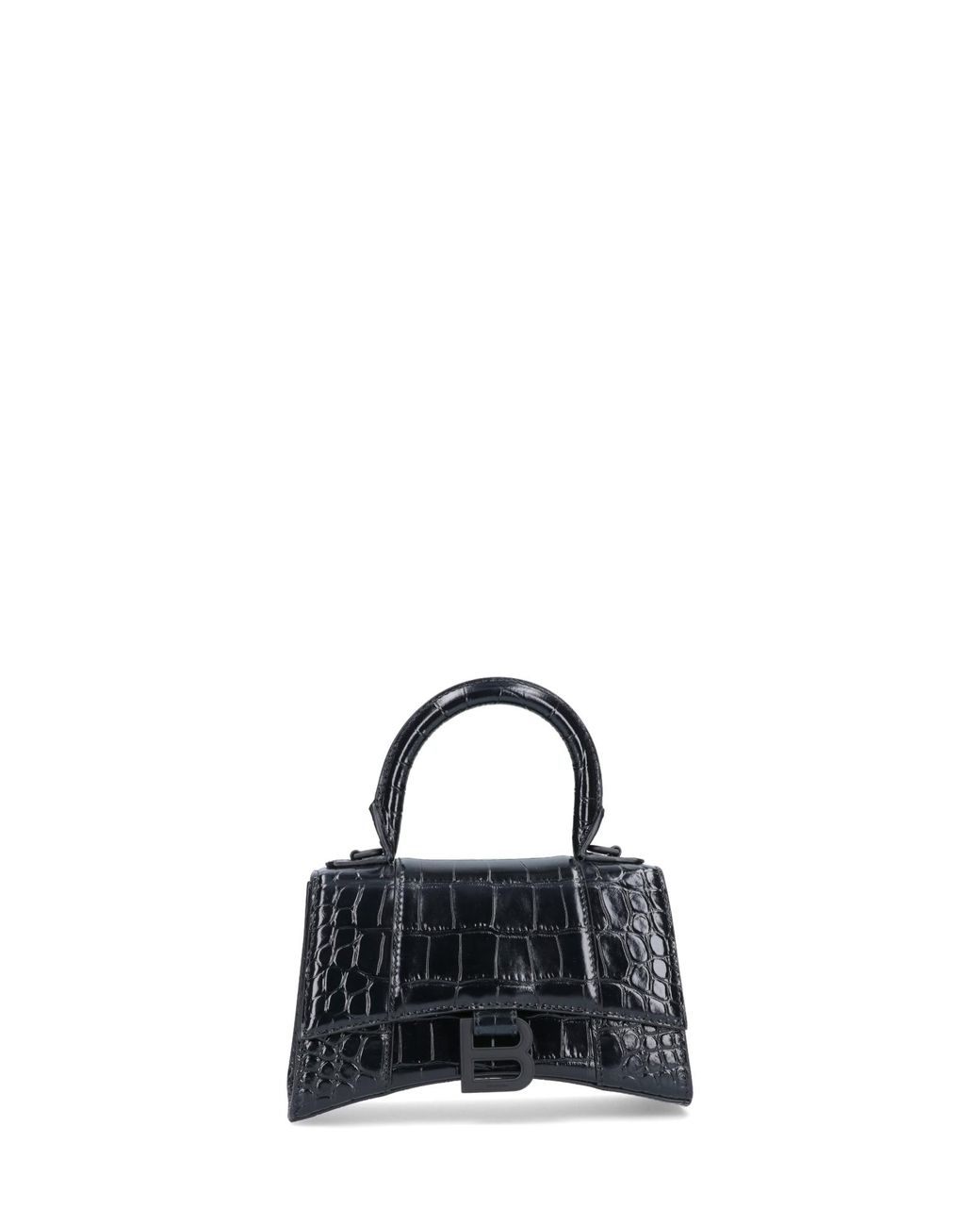 Balenciaga 'hourglass Xs' Handbag in Black | Lyst