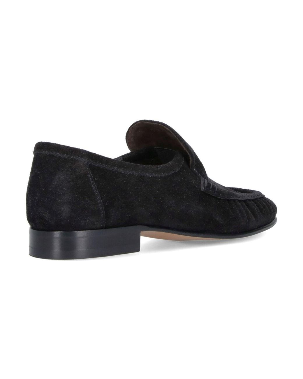 The Row Black Loafers "New Soft"