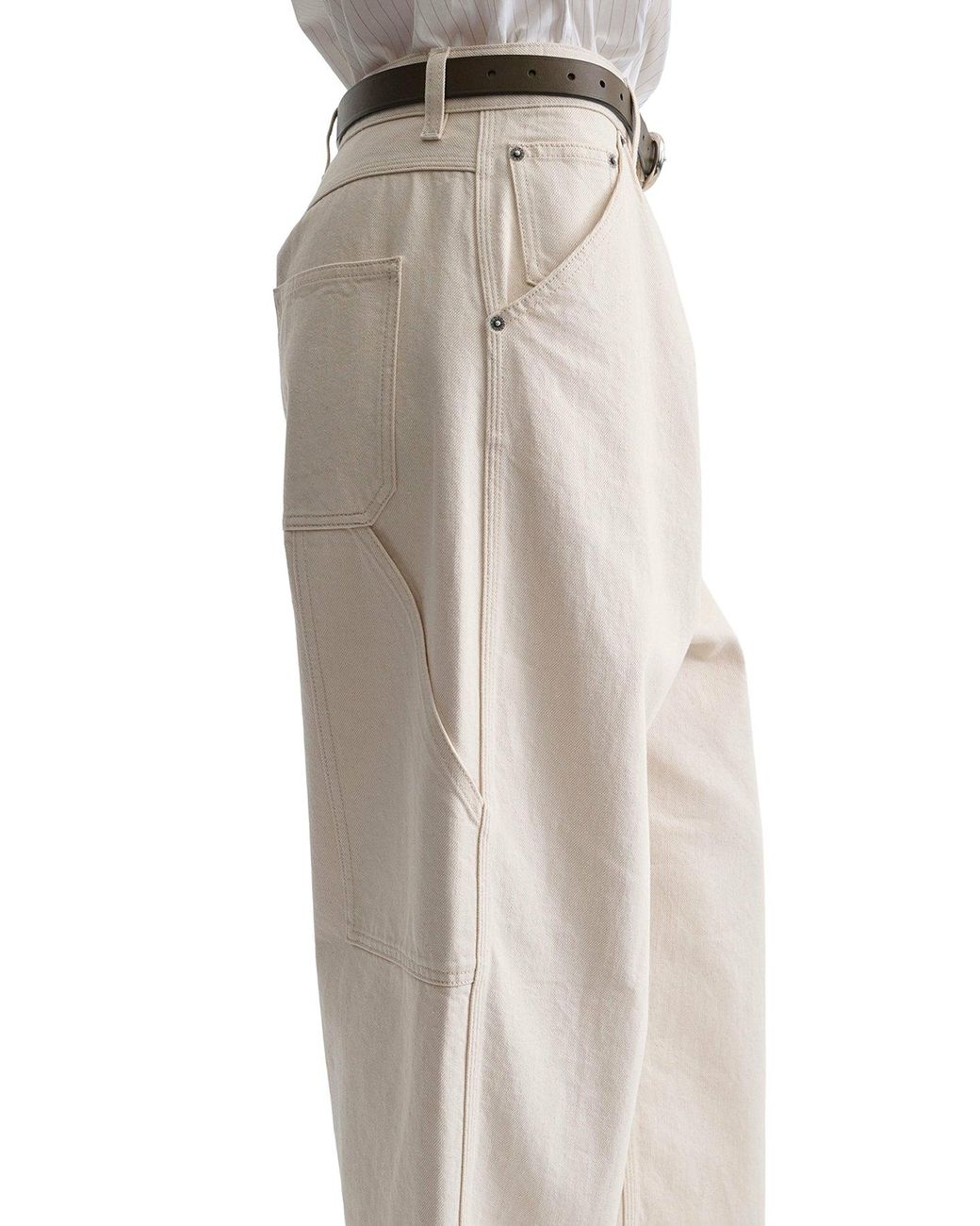 Phoebe Philo White Carpenter Jeans