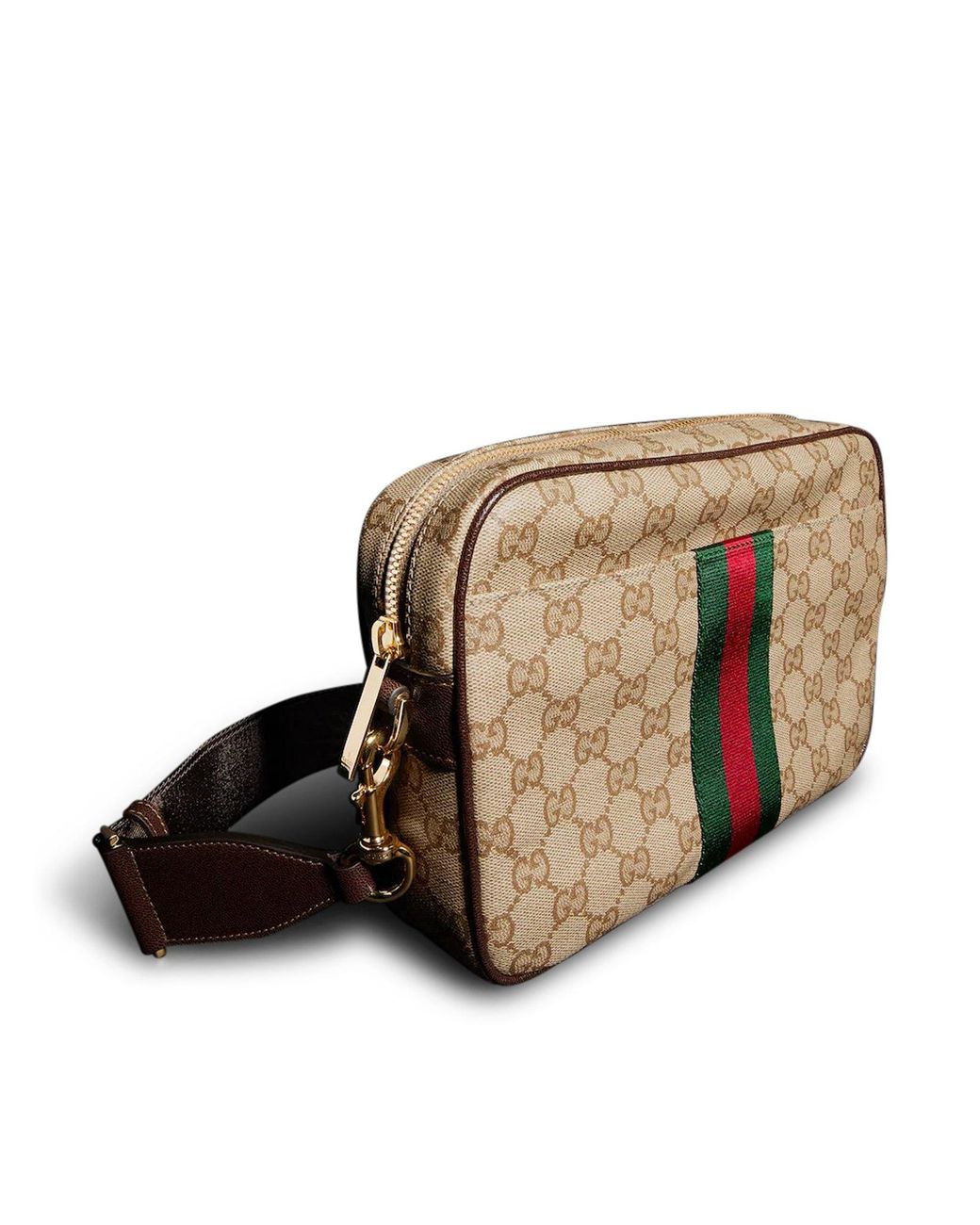 Borsa a tracolla piccola con web di Gucci in Multicolor da Uomo