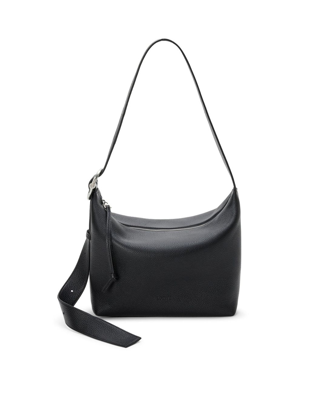 Borsa hobo loop in pelle di vitello granata di Loewe in White da Uomo