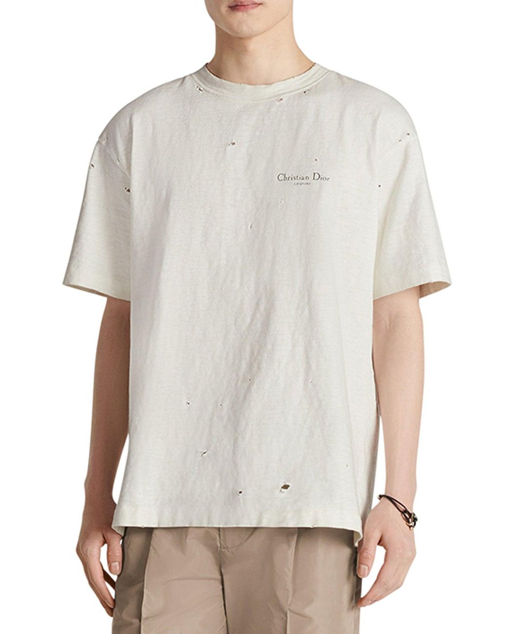 関税・送料込 DIOR COUTURE DALLA VESTIBILITA COMODA Tシャツ Dior T-Shirt Couture Con Vestibilità Comoda in White for Men