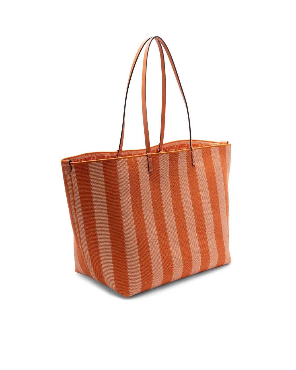 Fendi Reversible Roll Large Shopper in Orange | Lyst
