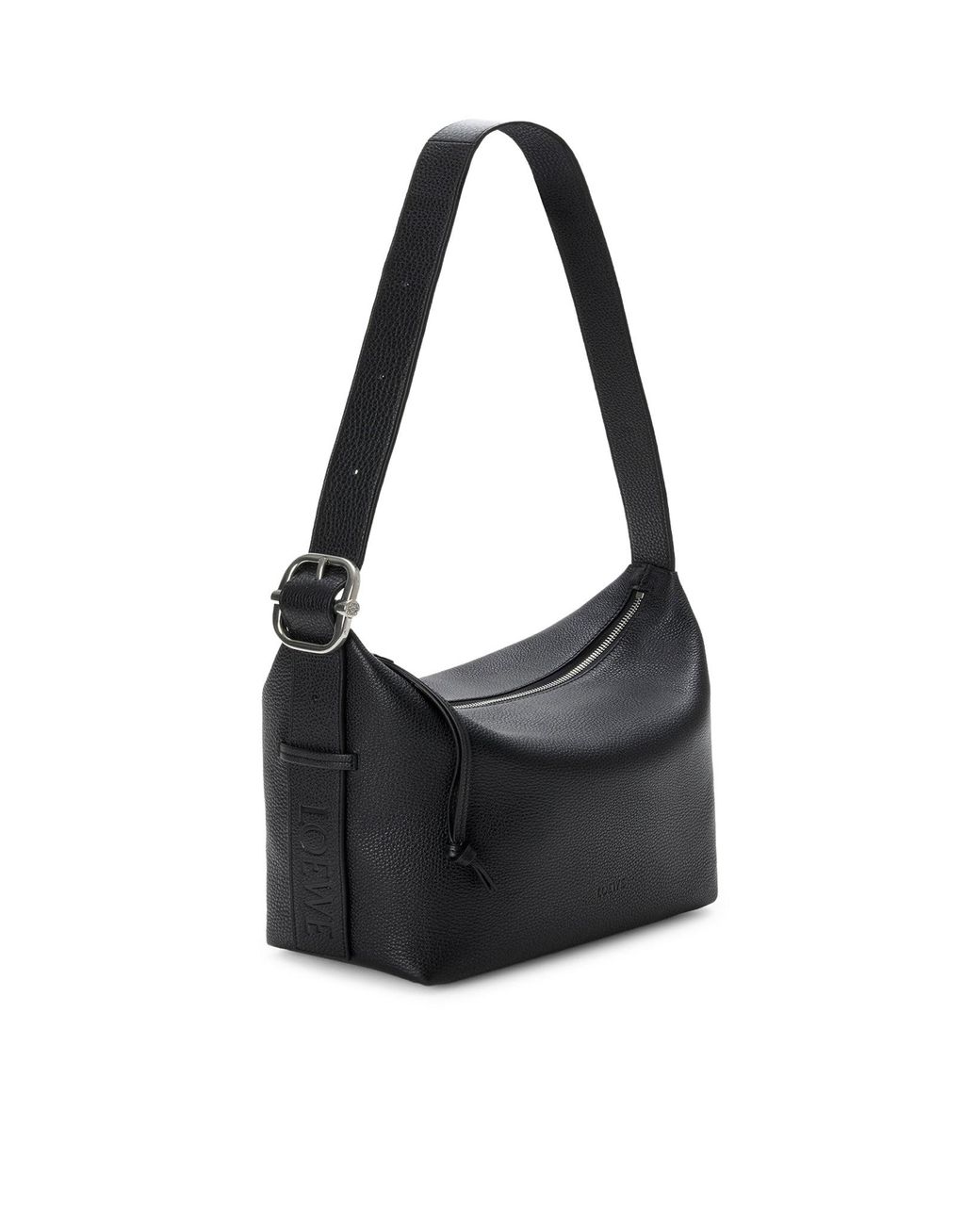 Borsa hobo loop in pelle di vitello granata di Loewe in White da Uomo