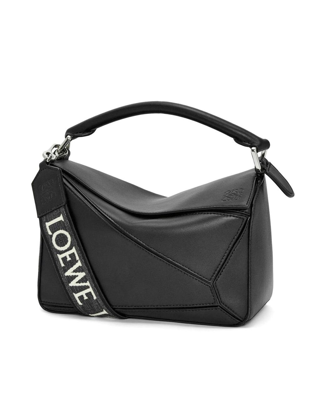 Loewe Puzzle Small Bag in Black Lyst