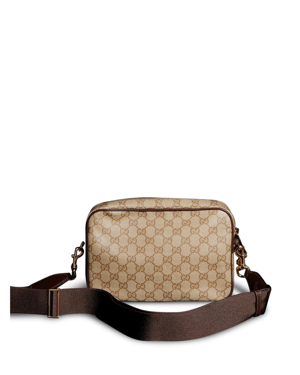Borsa a tracolla piccola con web di Gucci in Multicolor da Uomo