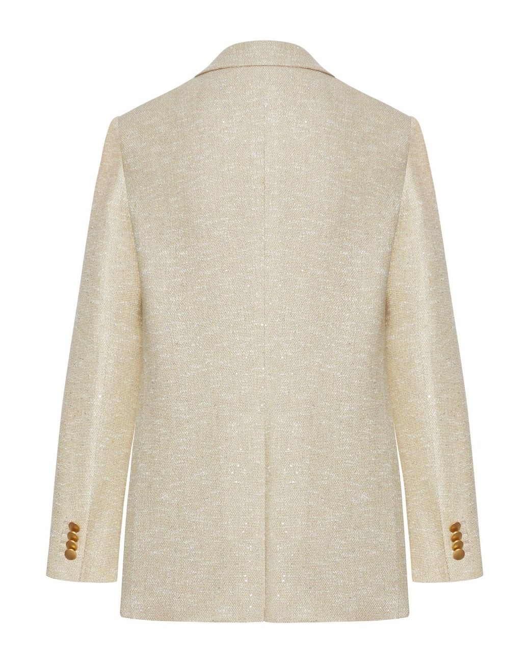 Giacca sartoriale monopetto di Tagliatore in Natural