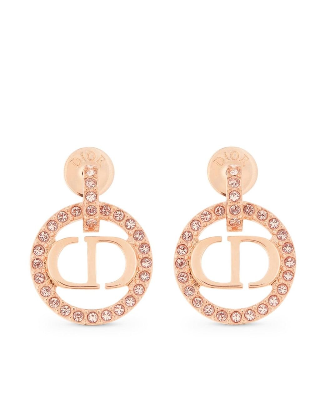 Dior Petit Cd Earrings in Natural Lyst