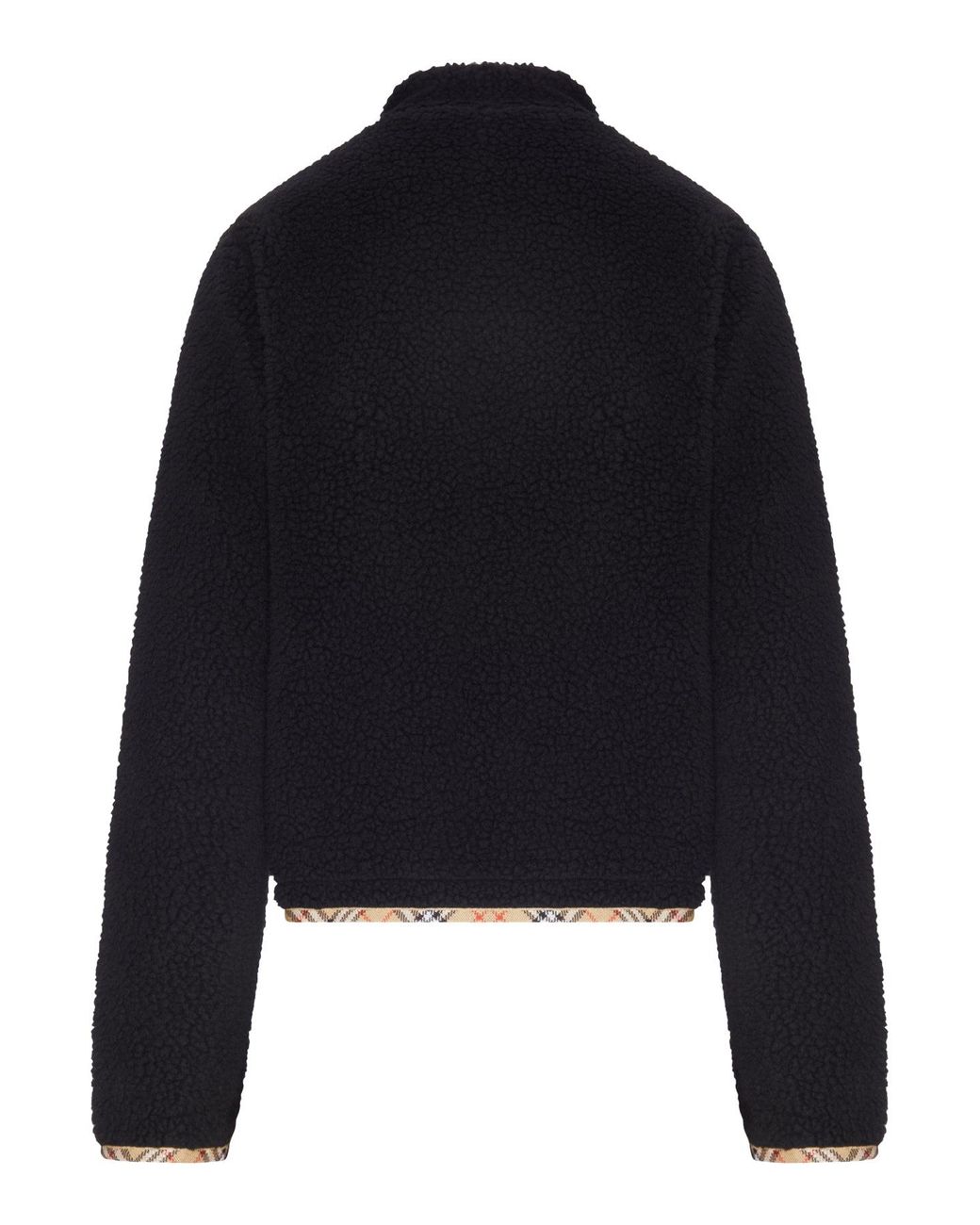 Burberry Blue Teddy Fleece Jacket
