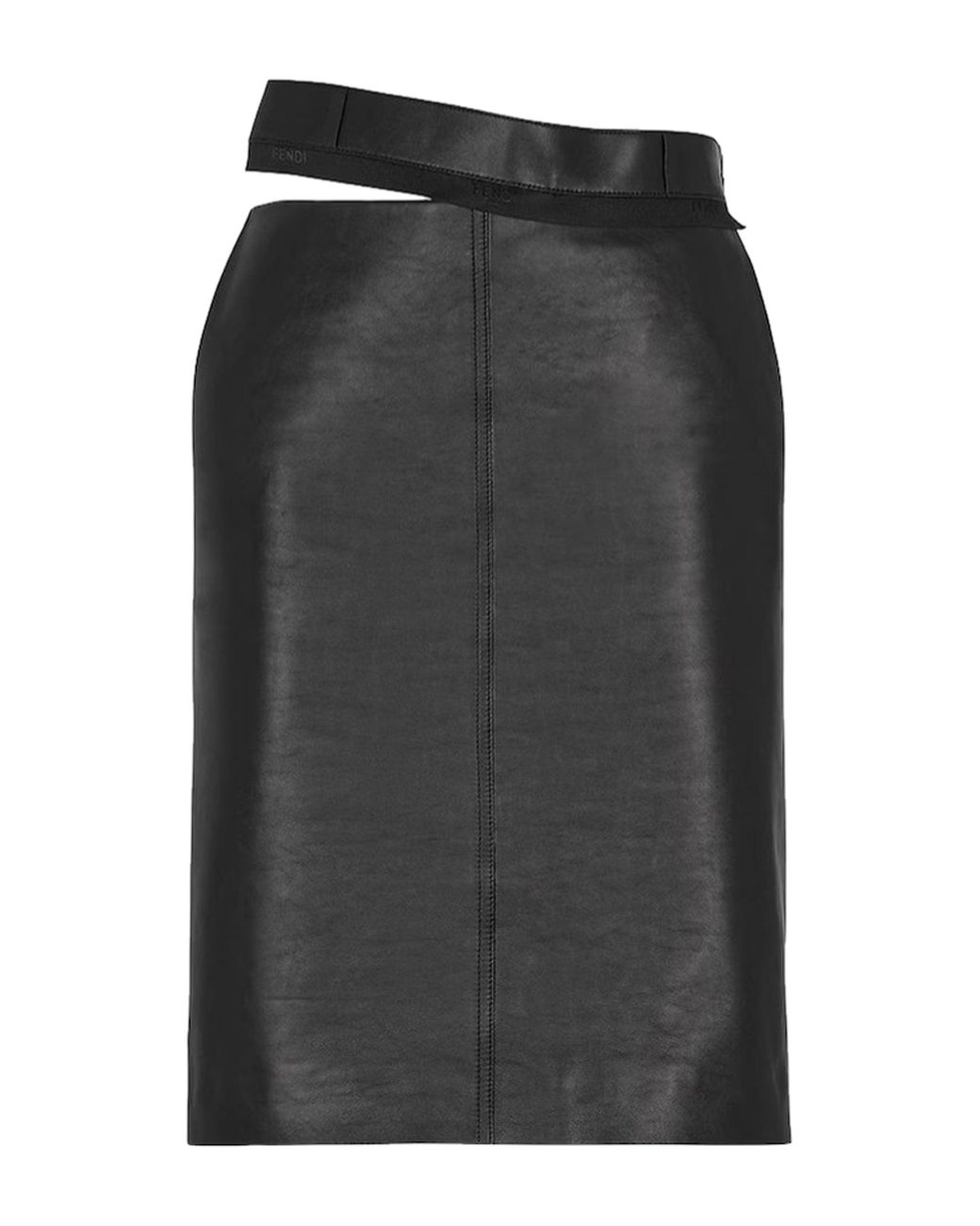 Fendi leather best sale skirt