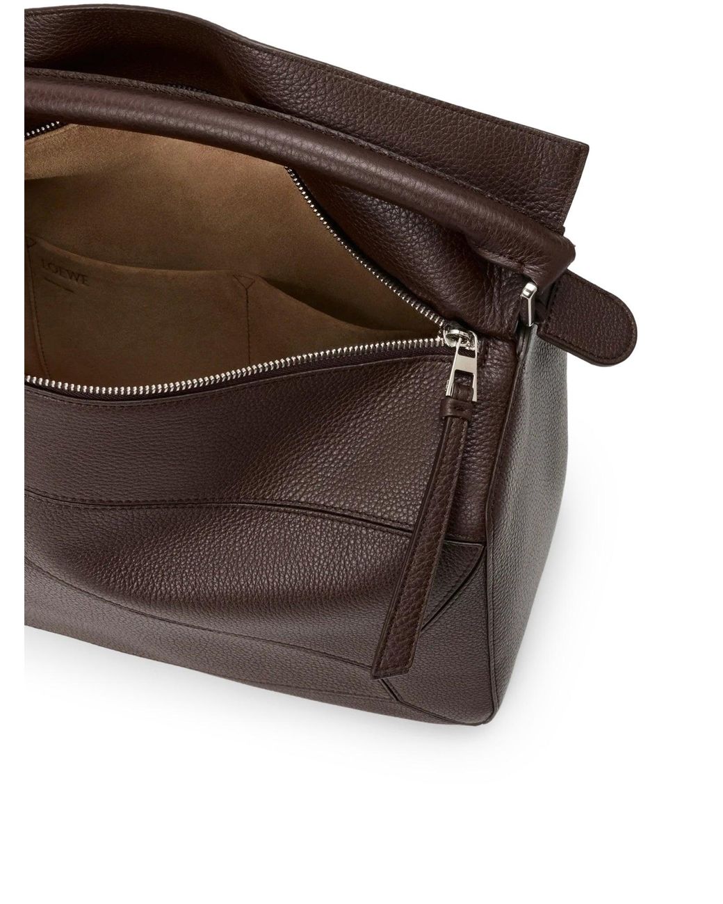 Loewe Brown Large Puzzle Bag for men