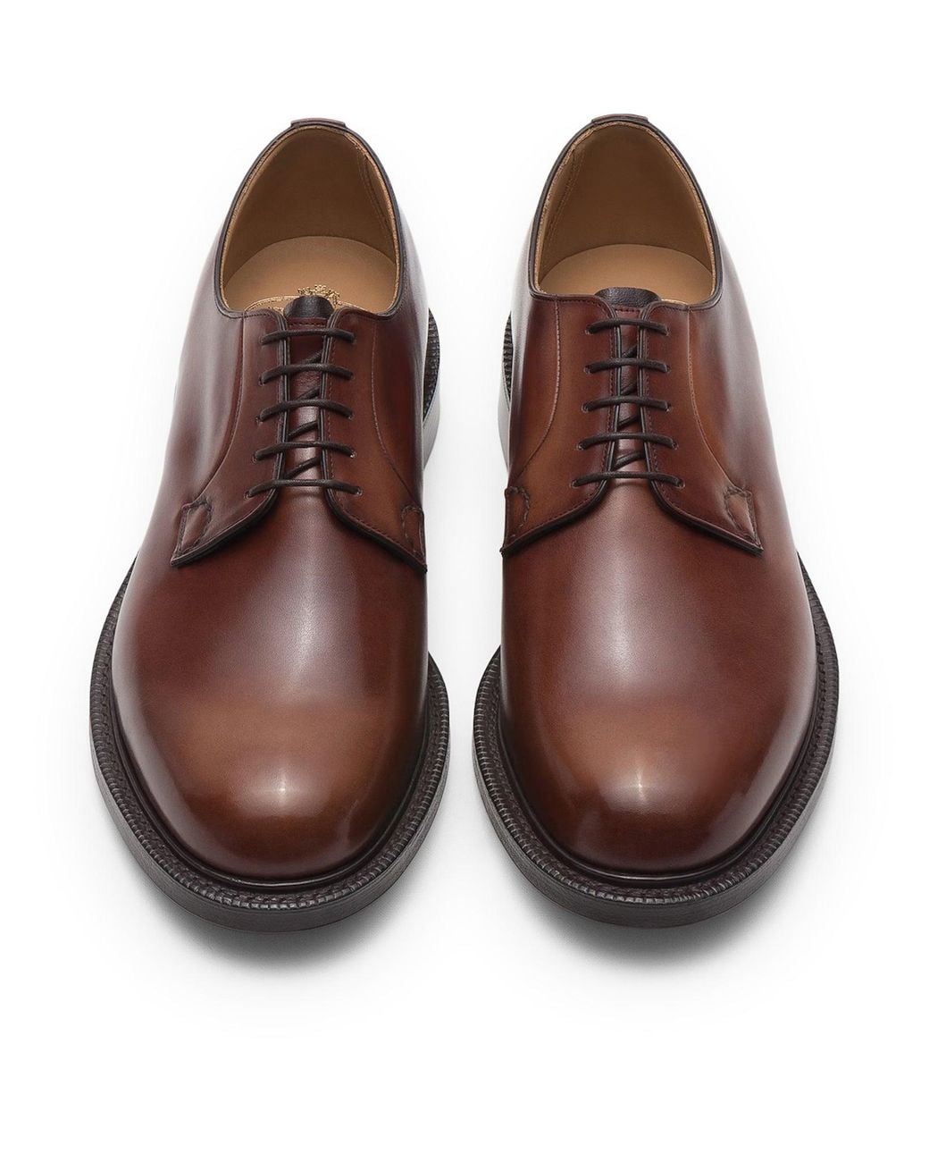 Church's Brown Shannon Leather Derby Shoes for men