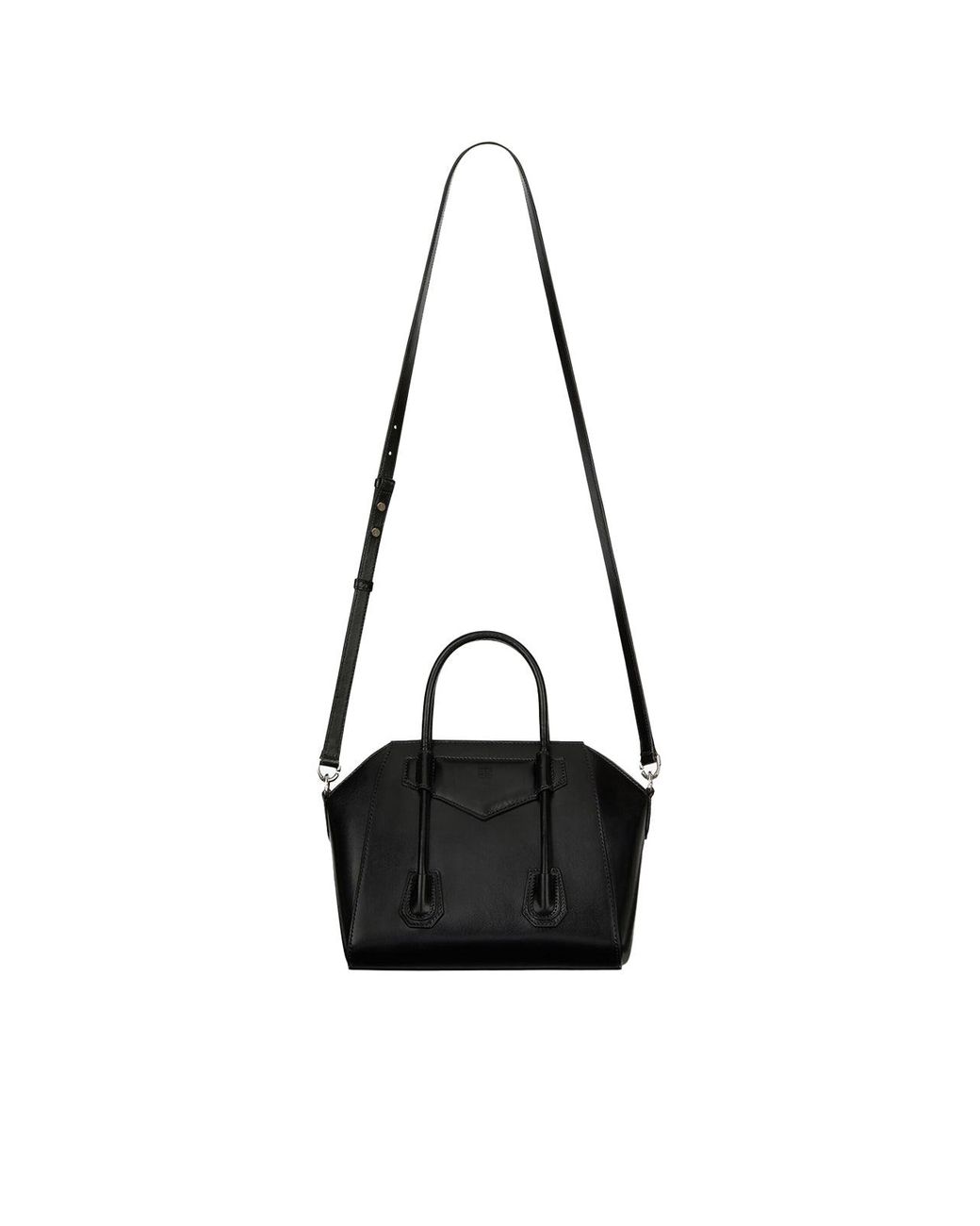 Mini Antigona Bag in Black in SHW